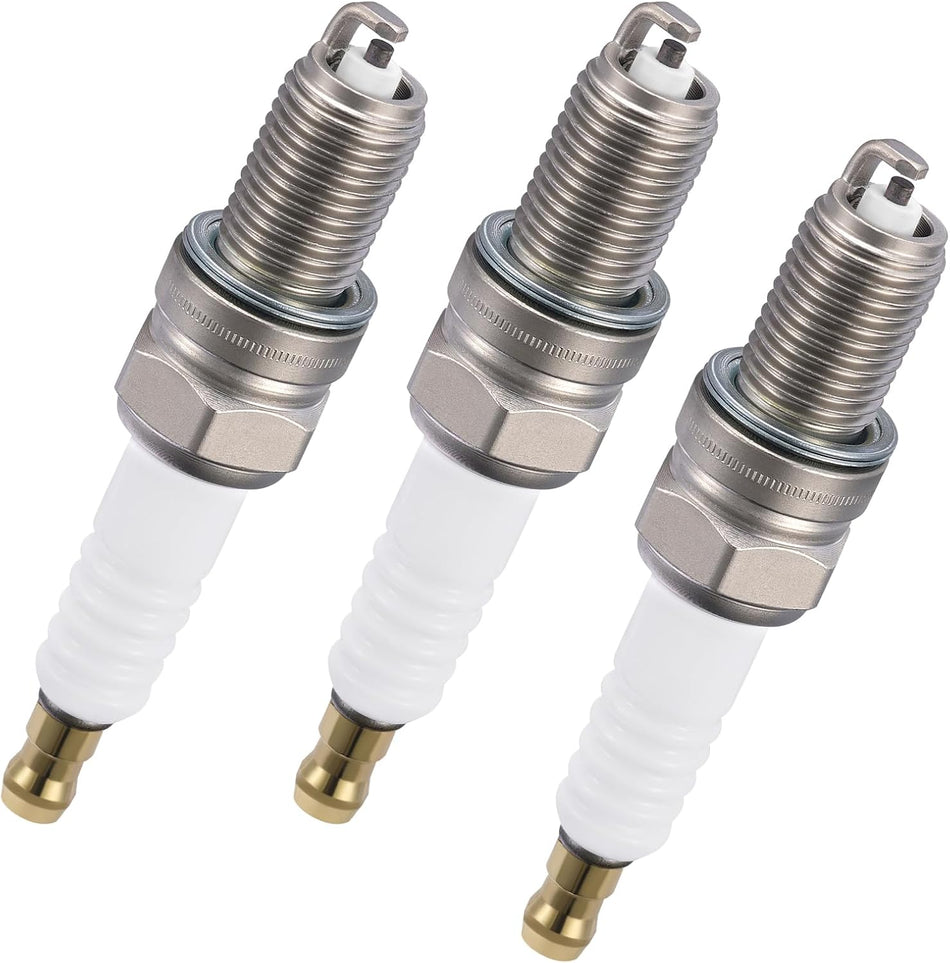 BDFHYK 4339 Spark Plugs Compatible with Can-Am Compatible with KTM for Husaberg for BMW Universal Motorcycle Spark Plugs Replacement for DCPR8E Set of 3