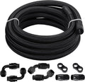 AN6 Fuel Line Kit 10FT, 3/8" ID CPE Braided Hose, LS Swap