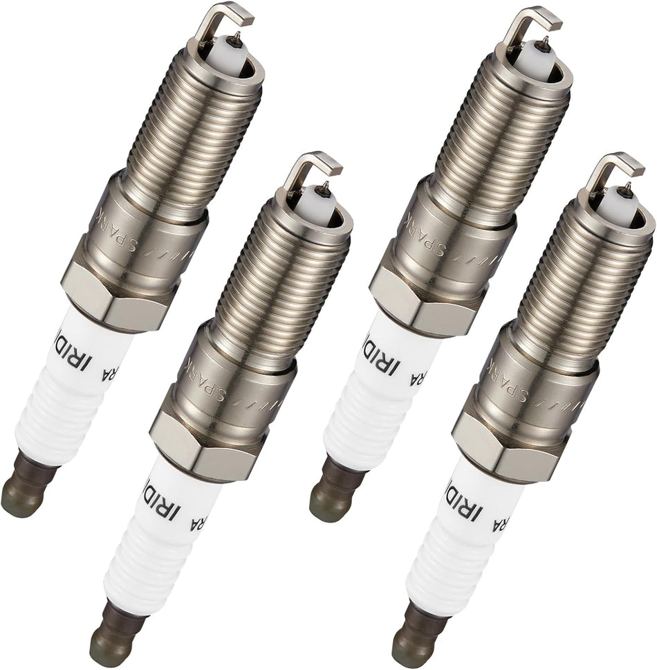 BDFHYK Set of 4 Iridium Spark Plug Compatible with Regal LaCrosse Equinox Malibu HHR Captiva Sport Terrain 9-5 G5 G6 Sky Vue Aura,2.0L 2.2L 2.4L L4 Engine Replacement for XP5263 12680076