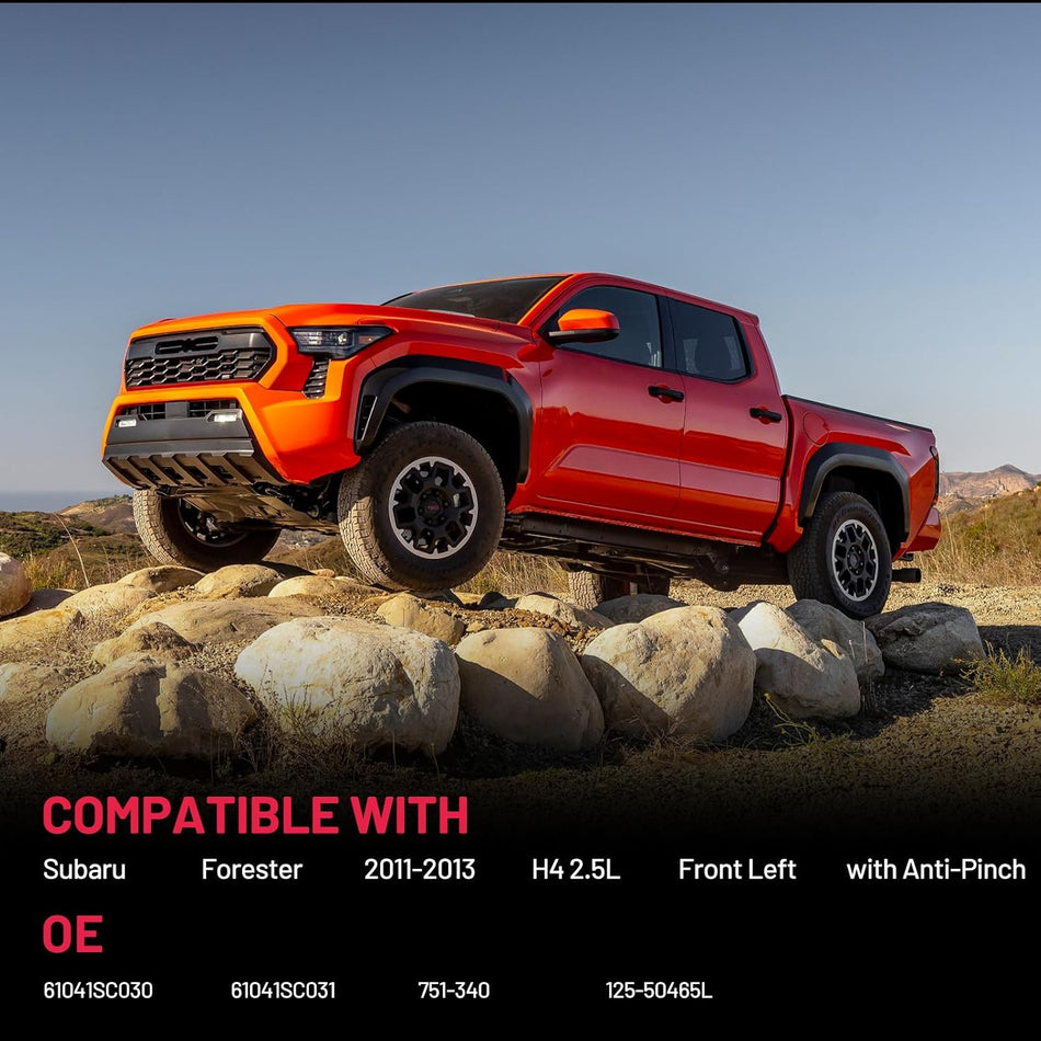 751-340 Power Window Regulator with Motor Front Left Compatible with Subaru Forester 2011-2013