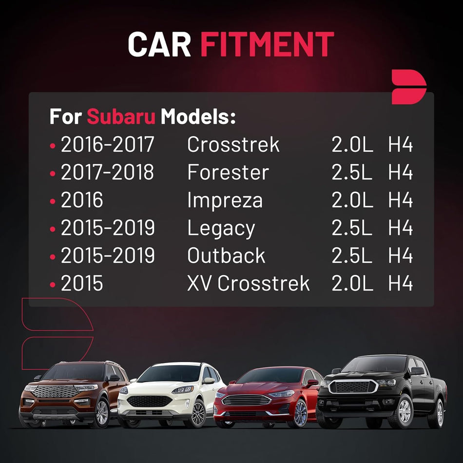 BDFHYK 4 Ignition Coil Pack UF747 and 4 Iridium Spark Plug 93501 Compatible with Subaru 16-17 Crosstrek, 17-18 Forester, 16 Impreza, 15-19 Legacy, 15-19 Outback, 15 XV Crosstrek Coil for 22433AA700