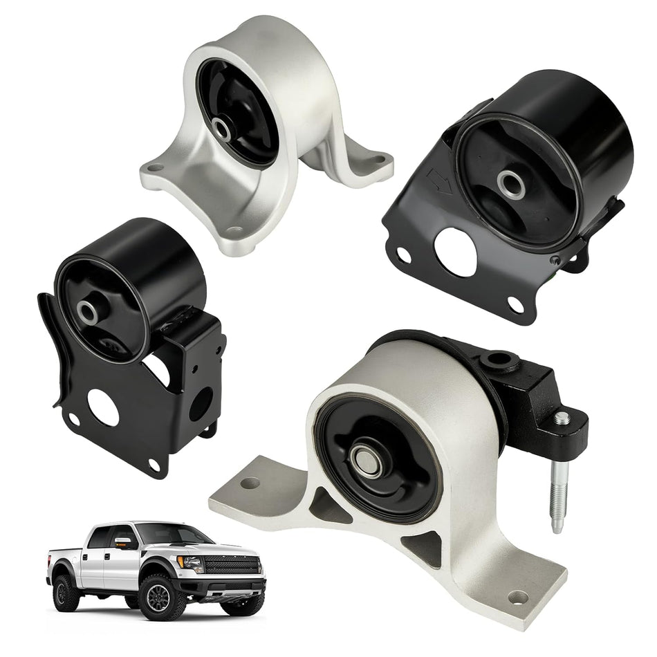 BDFHYK 4PCS Engine Motor and Trans Mounts Compatible with Nissan Altima 2002-2006 2.5L l4 Replace A7340 9167 EM9167 1041782 A7341 9190 EM9209 1041997 A7342 9209 EM9190 1041734 A7343 9219 EM5817