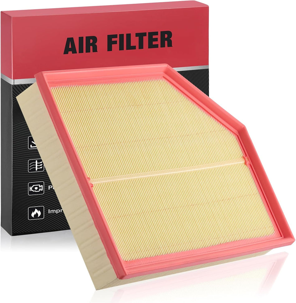 BDFHYK CA12077 Engine Air Filter Compatible with Volvo XC60 2018-2023, XC90 2016-2023, S60 2019-2023, S90 2017-2023, V60 2019-2023, V60 Cross Country 2020-2023, V90 2018-2021