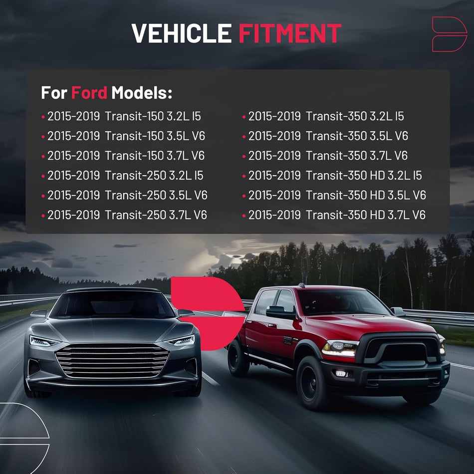 BDFHYK Engine Coolant Expansion Reservoir Overflow Tank Compatible with 2015-2019 Transit-150 Transit-250 Transit-350 HD Replace 603-844 ?BE8Z8100A BK2Z8A080B DG9Z8100A