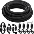 AN8 Fuel Line Kit 20FT, 1/2" ID CPE Braided Hose, LS Swap