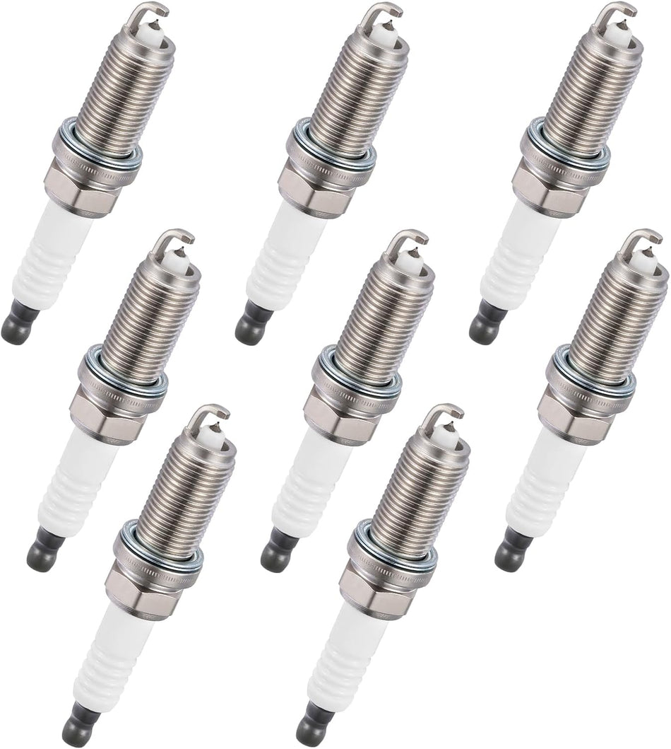BDFHYK 6858 Iridium Spark Plugs Compatible with Lexus 06 GS300,07-11 GS350,13-15 GS350,07-11 GS450h,08-14 IS F,06-15 IS250,16-17 IS300,06-17 IS350,16-17 RC300,15-17 RC350 2.5L 3.0L 3.5L V6 Set of 8