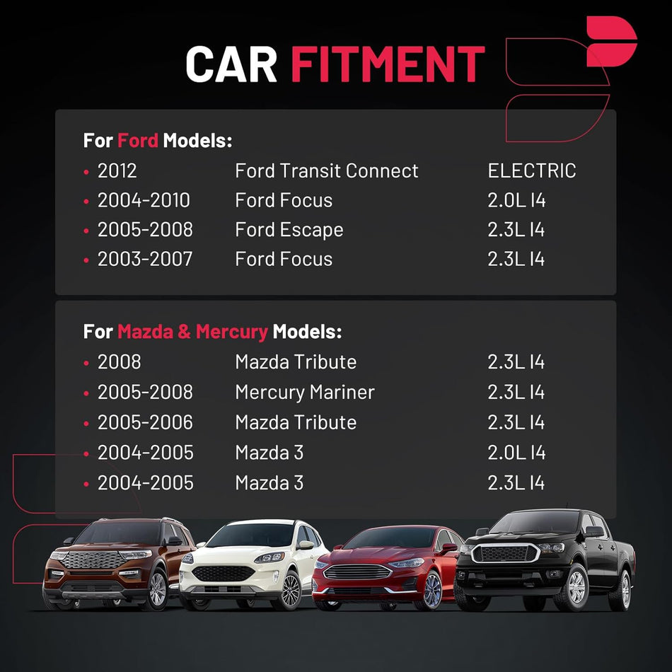 BDFHYK DG504 Ignition Coils Compatible with Mazda Mercury Escape Focus Transit Connect L4 2.0L 2.3L?4 Pack?Replacement for FD505 DG504 DG541 DG507