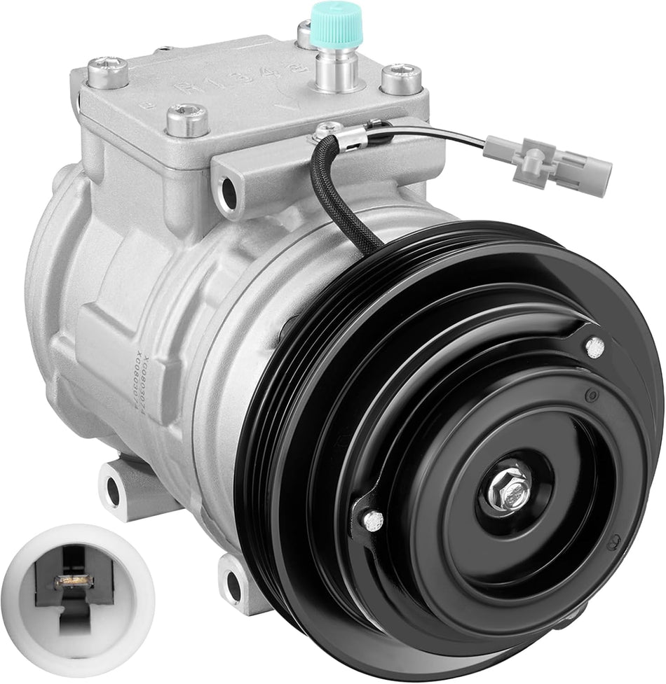 BDFHYK 67324 Air Conditioning A/C Compressor with Clutch Compatible with Toyota Tacoma V6 3.4L 1995 1996 1997 1998 1999 2000 2001 2002 2003 2004