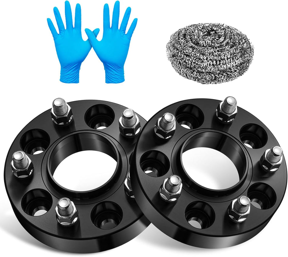 BDFHYK 5x120mm Wheel Spacers 1.25 inch 5x4.7 Hubcentric Wheel Spacer Compatible with Discovery Sport LR3 LR4 Range Rover Sport, Forged 5 Lug Wheel Adapters M14x1.5 & 72.56mm Hub Bore, Set of 2