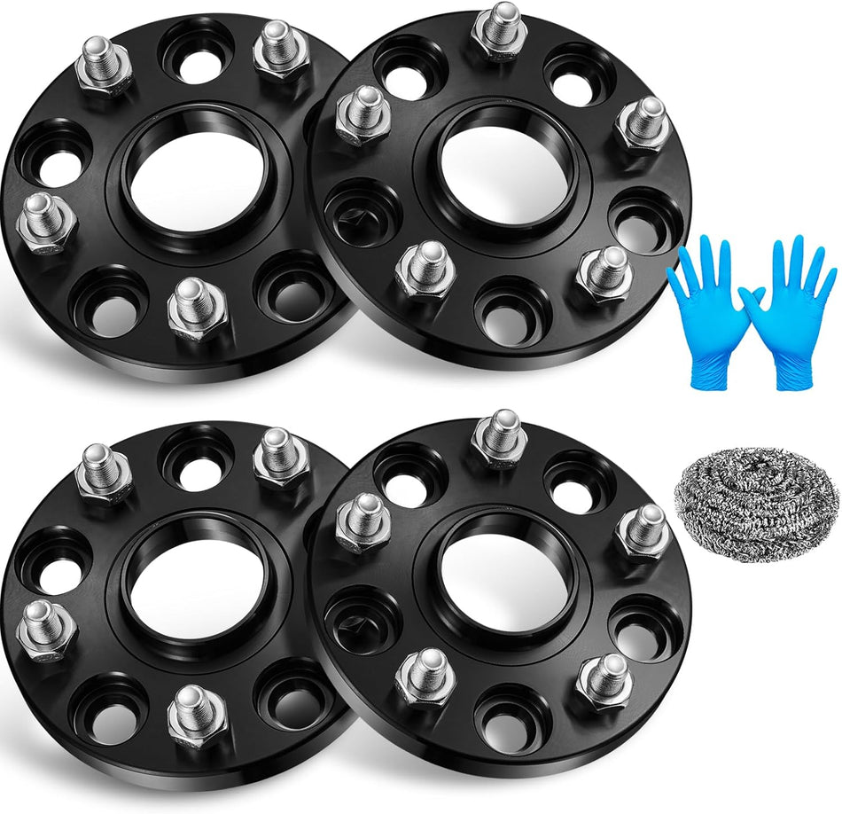 BDFHYK 5x114.3mm Wheel Spacers 15mm 5x4.7 Hubcentric Wheel Spacer Compatible with Subaru Ascent Forester Impreza WRX STI 2015-2022 Legacy Outback WRX, Forged 5 Lug M12x1.25 & 56.1mm Hub Bore, Set of 4