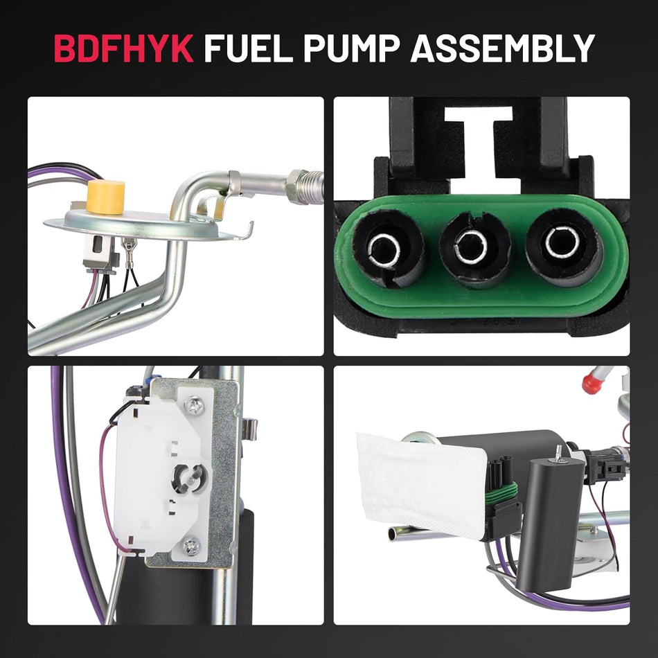 BDFHYK Electric Fuel Pump Module Assembly Compatible with Chevrolet Blazer 1995 4.3L V6, Compatible with GMC Jimmy 1995 4.3L V6 Replace SP112A1H