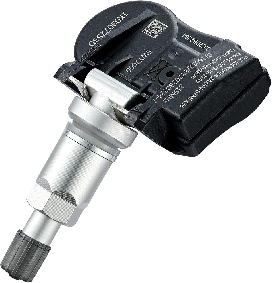 BDFHYK 315MHz Programmed TPMS Tire Pressure Sensor Compatible with Audi A3 A4 A5 Q5 S3 S4 S5 TT, VW Beetle CC Eos GLI Golf GTI Jetta Passat Passat Rabbit 2006 2007 2008 2009 2010 2011 2012 2013