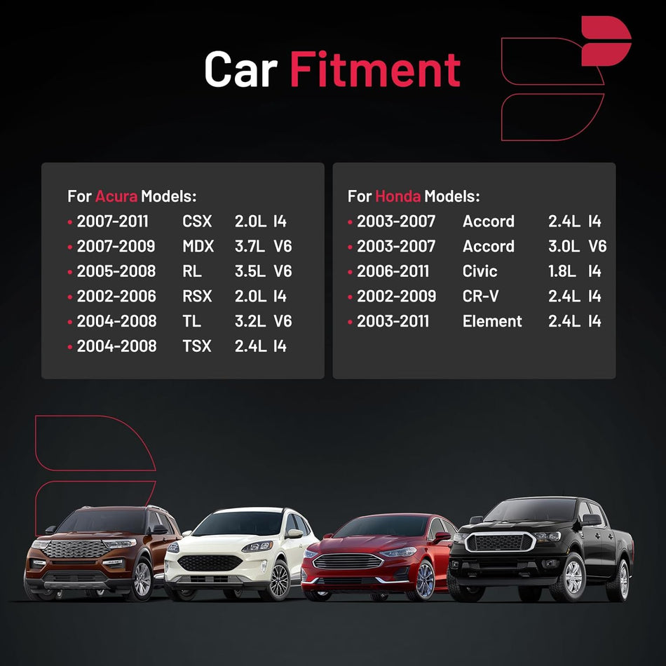 BDFHYK 9614 Iridium Spark Plugs Compatible with Acura CSX MDX RL RSX TL TSX,Compatible with Honda Accord Civic CR-V Element 1.8L 2.0L 2.4L 3.0L 3.2L 3.5L 3.7L, Set of 4