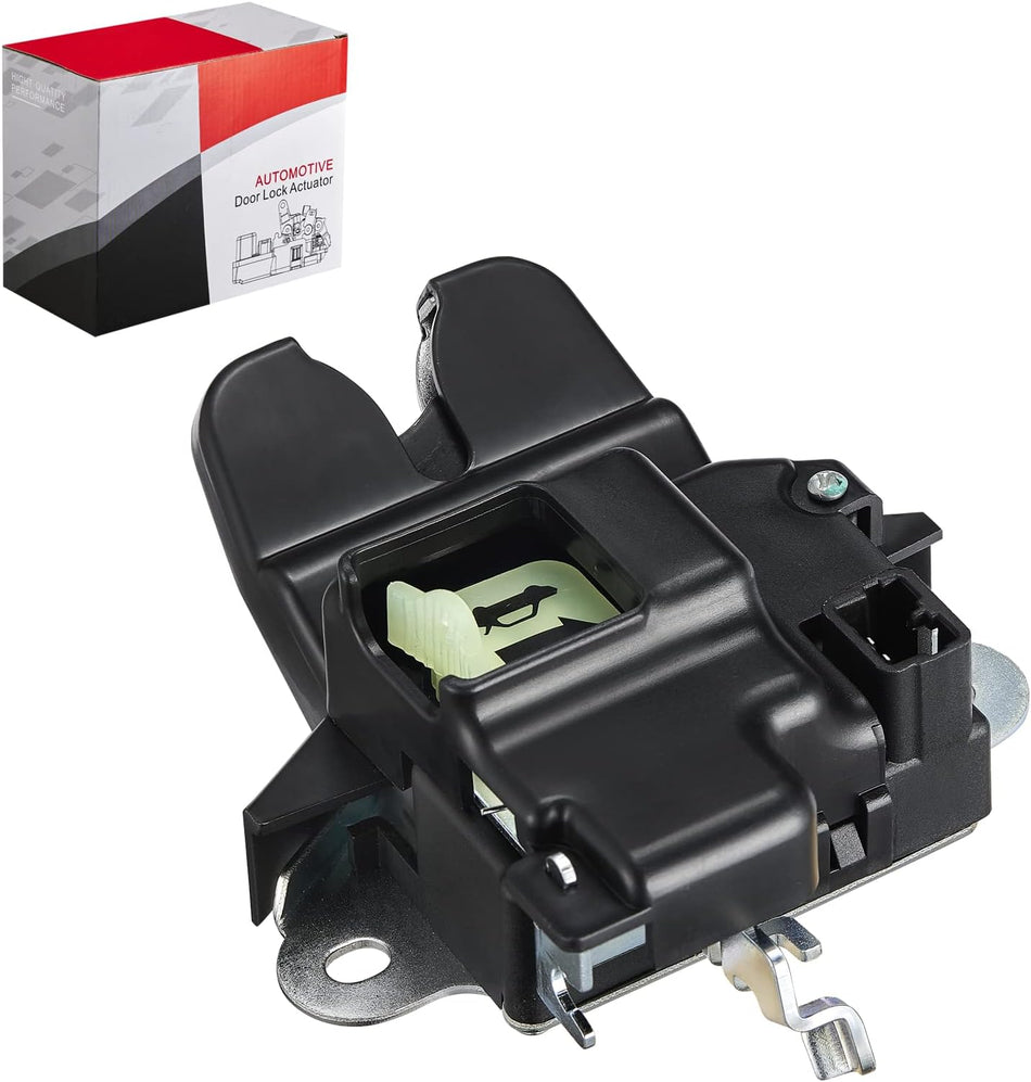 SYERAL Tailgate Latch Assembly Trunk Lid Actuator Compatible for Kia Rio Sedan 2012-2017 Replace Liftgate Latch Lock 812301W000, 812301W010