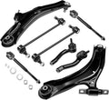BDFHYK 2007-2012 Nissan Sentra Front Suspension Full Kit (8PCS) with Control Arms & Ball Joints