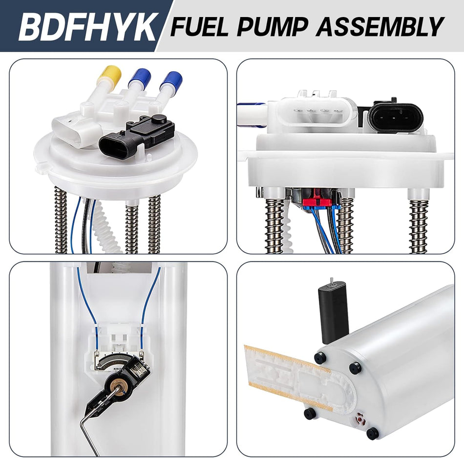Fuel Pump Module Assembly E3943M, Compatible with Chevy S10 Pickup 1997-2000; Compatible with GMC Sonoma L4 2.2L Replaces# SKEFP020 FG0069