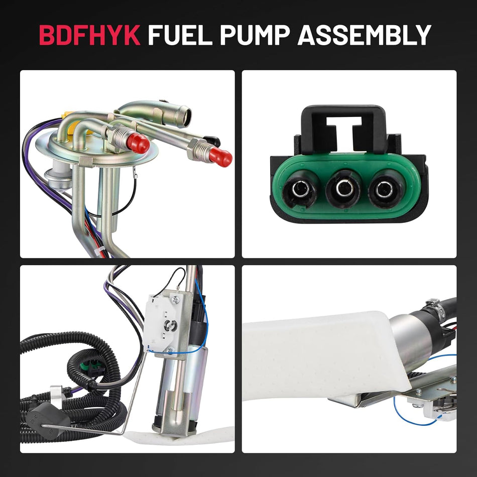 BDFHYK Electric Fuel Pump Module Assembly Compatible with Chevrolet Astro, Compatible with GMC Safari, 1992-1995 4.3L V6 Replace E3650S