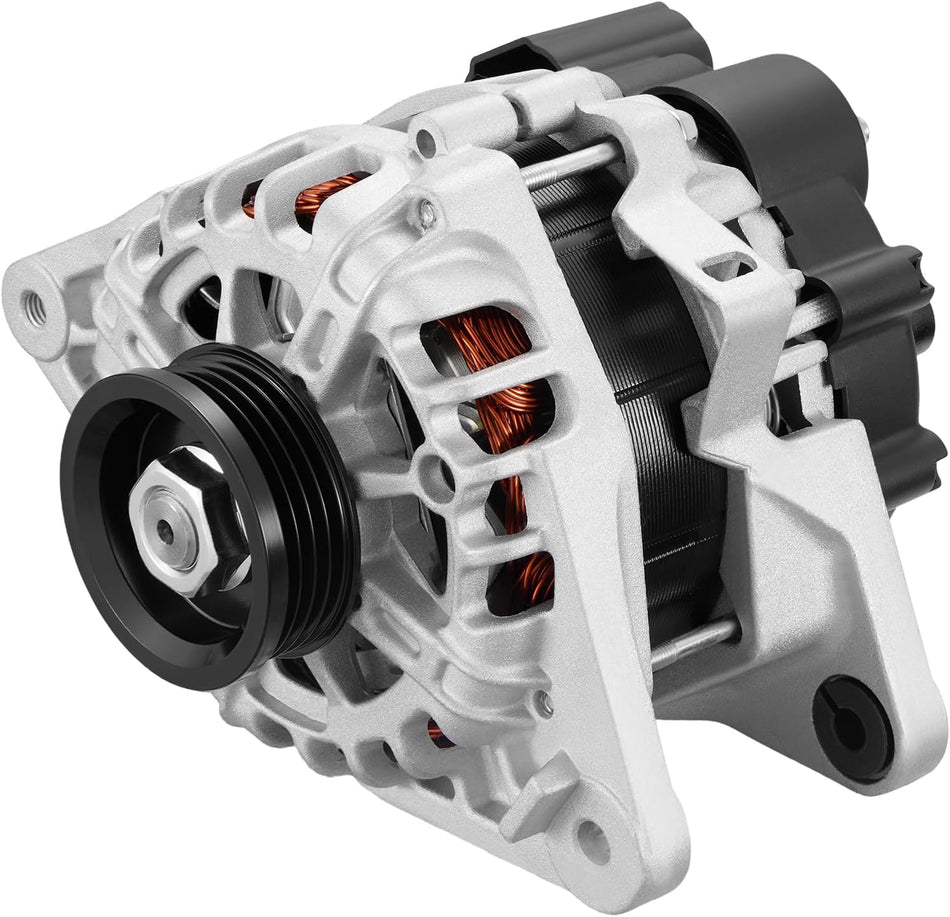 BDFHYK Alternator Compatible with Hyundai Elantra 2007-2012 2.0L L4,Compatible with Kia Soul 2010-2011 2.0L L4,Compatible with Kia Spectra/Spectra5 2007-2009 2.0L L4 Replace 11311N,211311,2655635