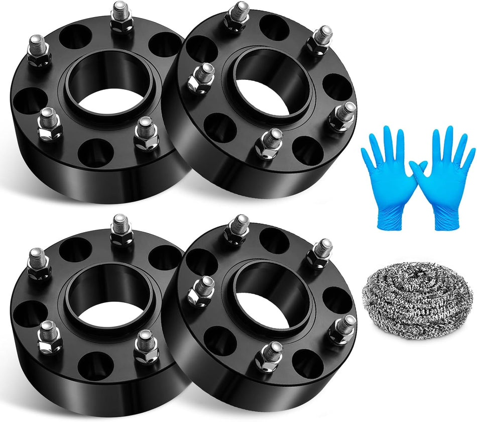 BDFHYK 5x139.7mm Wheel Spacers 2 inch 5x5.5 Hubcentric Wheel Spacer Compatible with Ram 2012-2018 1500,2019-2023 1500 Classic, Forged 5 Lug Wheel Adapters M14x1.5 & 77.8mm Hub Bore, Set of 4