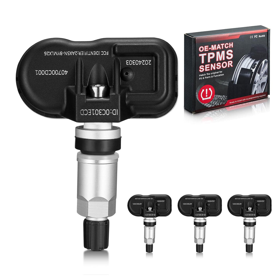 BDFHYK 315MHZ TPMS Sensor Compatible with Infiniti FX35 FX45 G35 M35 M45 Q45 QX4 QX56, Compatible with Nissan 350Z Frontier Murano Pathfinder Tire Pressure Monitoring System Sensors Replace 40700CD001