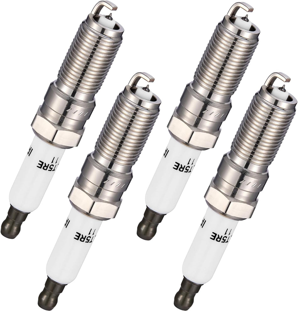 BDFHYK 91418 Iridium Spark Plugs Compatible with Cadillac Escalade ESV,Silverado 1500 2500 3500 HD Tahoe Camaro Suburban Corvette,Sierra 1500 Yukon Yukon XL 2.4L L4 ILTR5E11 3474 Set of 4