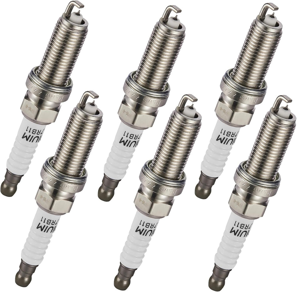BDFHYK Set of 6 Iridium Spark Plug Compatible with INFINITI QX60 Q50 Q70 M35h JX35 EX35 FX35 G25 G35, Compatible with Nissan Maxima Murano Pathfinder Altima Quest 350Z,Replacement for 1406 DILKAR7B11
