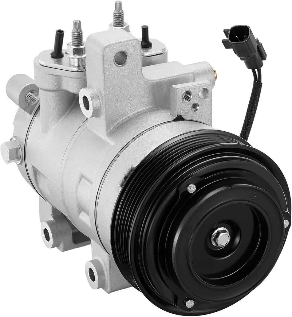 BDFHYK Air Conditioning A/C Compressor with Clutch compatible with Ford Mustang 5.0L 2011-2017, Mustang 5.2L 2015-2022, Replacement BR3Z19703B, FR3Z19703B, FR3Z19703E, FR3Z19703L, 167661, 168661