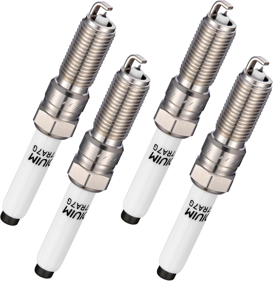 BDFHYK 94524 Platinum Iridium Spark Plugs Compatible with Buick Envision Cadillac CT4 CT5 CT6 XT4 XT5 XT6,compatible with Chevy Blazer,compatible with GMC Acadia 2.0L Replacement for 55504354 Set of 4