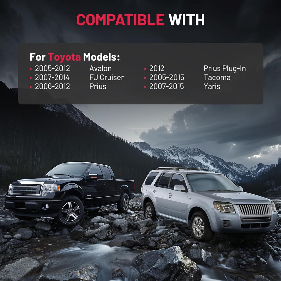 SYERAL Front Left Driver Side Door Latch Lock Actuator Compatible with Toyota Avalon 2005-2012, FJ Cruiser 2007-2014, Prius 2006-2012, Tacoma 2005-2015, Yaris 2007-2015 Replaces 931-494 6904004030