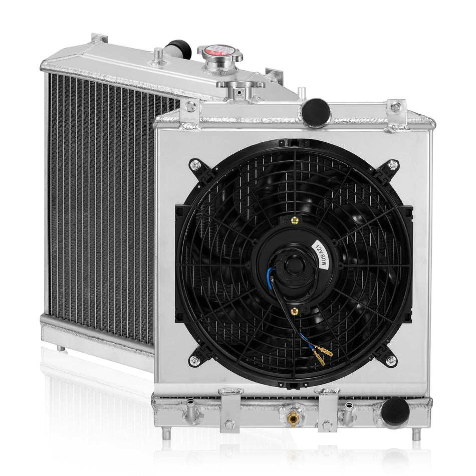 BDFHYK ‎CU2827 Aluminum Radiator for Compatible with Chevrolet Impala, Monte Carlo,GMC Acadia Full Aluminum Engine Coolant Radiator 3.5L 3.6L 3.9L V6 Replace CU2827