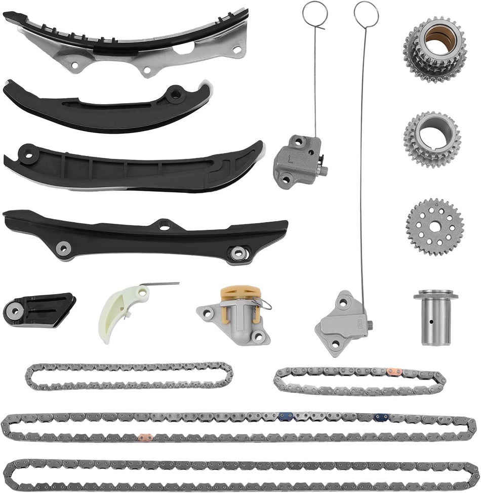 BDFHYK 3.6 Pentastar Timing Chain Kit with Tensioner Compatible with Jeep Wrangler 12-17 Grand Cherokee 11-15, Compatible with Dodge Journey Durango, Compatible with Chrysler 200 300 3.6L V6 5184355AE