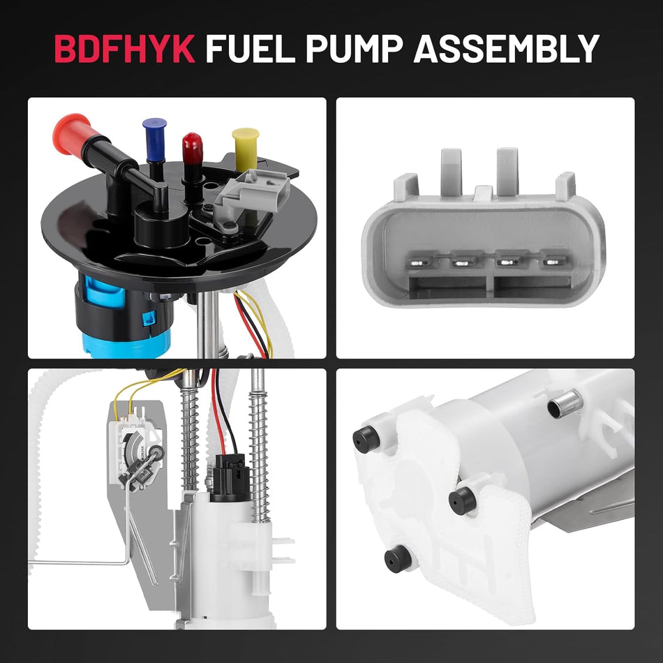 BDFHYK Electric Fuel Pump Module Assembly Compatible with Ford Ranger 2004-2006 2.3L L4, 3.0L V6, 4.0L V6 Replace E2356M
