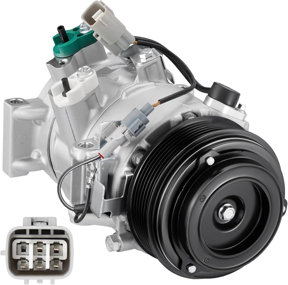 BDFHYK 158336 Air Conditioning A/C Compressor with Clutch Compatible with Lexus RX350 V6 3.5L 2007 2008 2009