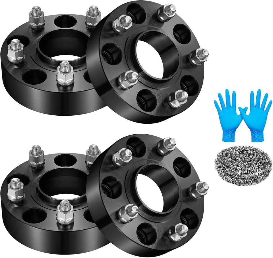 BDFHYK 5x127mm Wheel Spacers 1.5 inch 5x5 Hubcentric Wheel Spacer Compatible with Jeep Ranger Wrangler JK Grand Cherokee WJ Commander XK, 5 Lug Wheel Adapters 1/2-20 & 71.5 mm Hub Bore, Set of 4