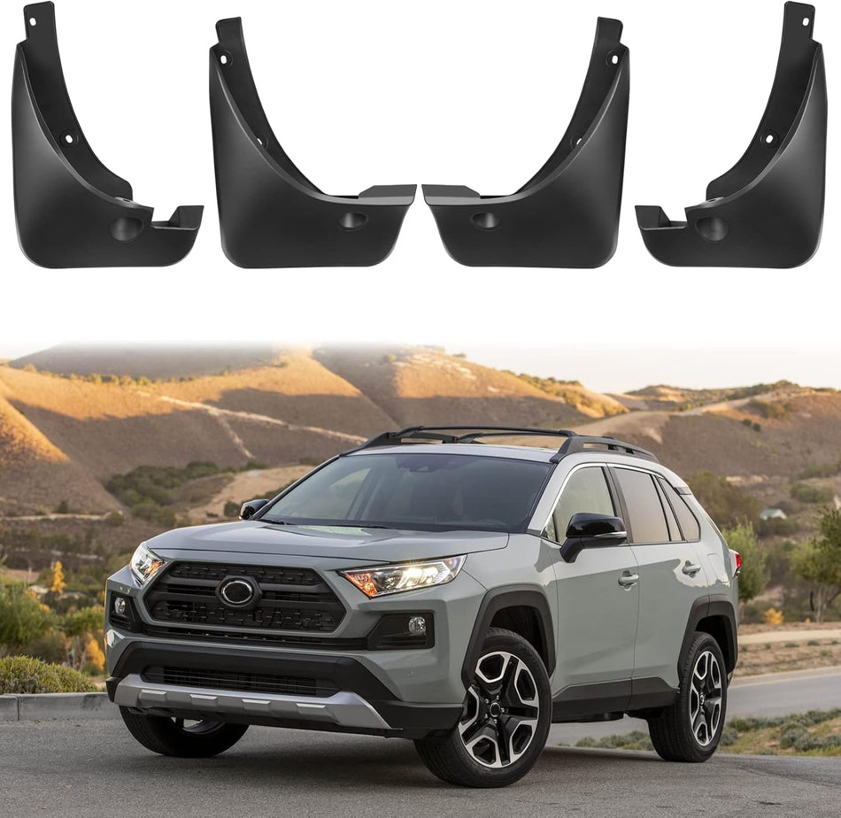 BDFHYK Mud Flaps Splash Guards 4PCS Front & Rear Side Mud Guards Compatible with Toyota RAV4 2006-2012 3th gen Without OEM Fender Flares