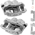 BDFHYK Front Brake Caliper w/ Bracket (Pair) for Jeep Grand Cherokee Commander 2005-2010