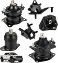 BDFHYK Engine & Transmission Mount Kit For Honda Accord 2003-2007 2.4L L4, 6PCS Set