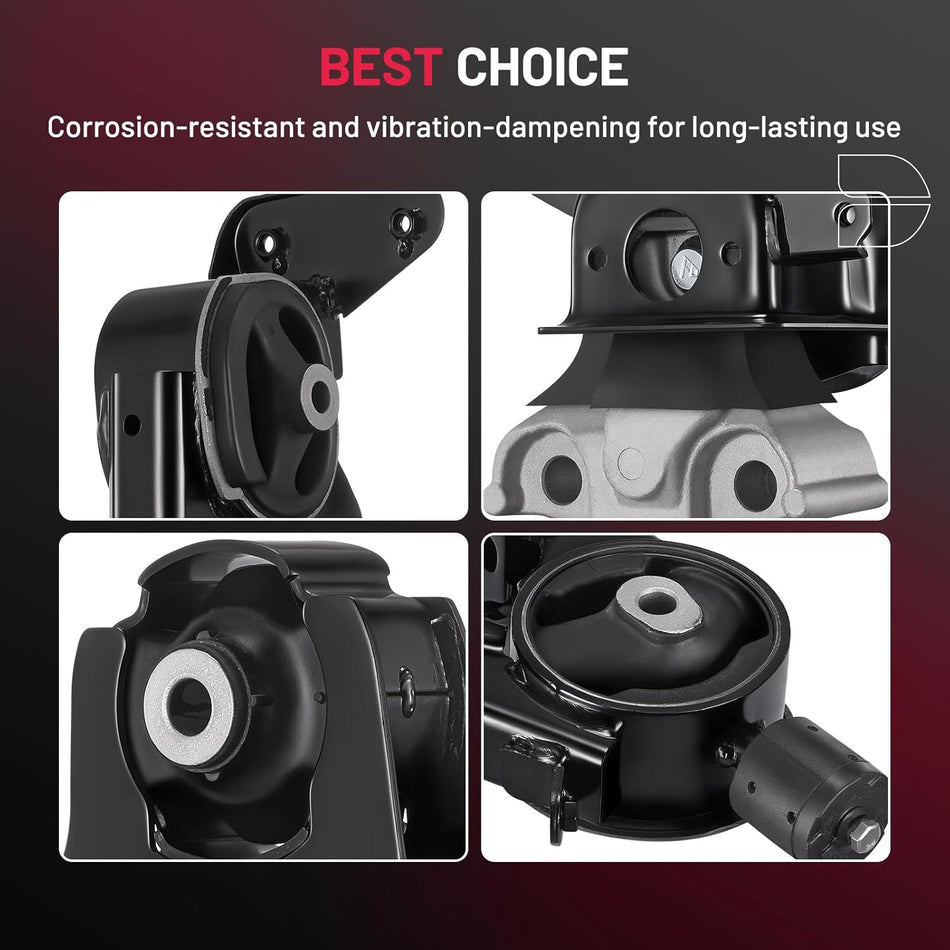 BDFHYK 4PCS Engine Motor and Trans Mounts Compatible with Scion xB Base 2008-2015 2.4L L4 Replace A62067,A62070,A62071,A62012,