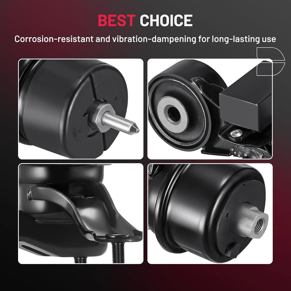 BDFHYK 4PCS Engine Motor and Trans Mounts Compatible with Toyota Camry LE/SE/XLE 2010-2011 2.5L L4 Replace A62009,A4295,A62062,A4288,