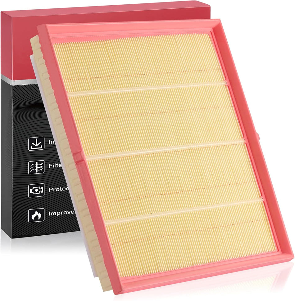 BDFHYK CA10867 Engine Air Filter Compatible with Cadillac SRX 2010-2016 & Saab 9-4X 2011, Replace# 15913344