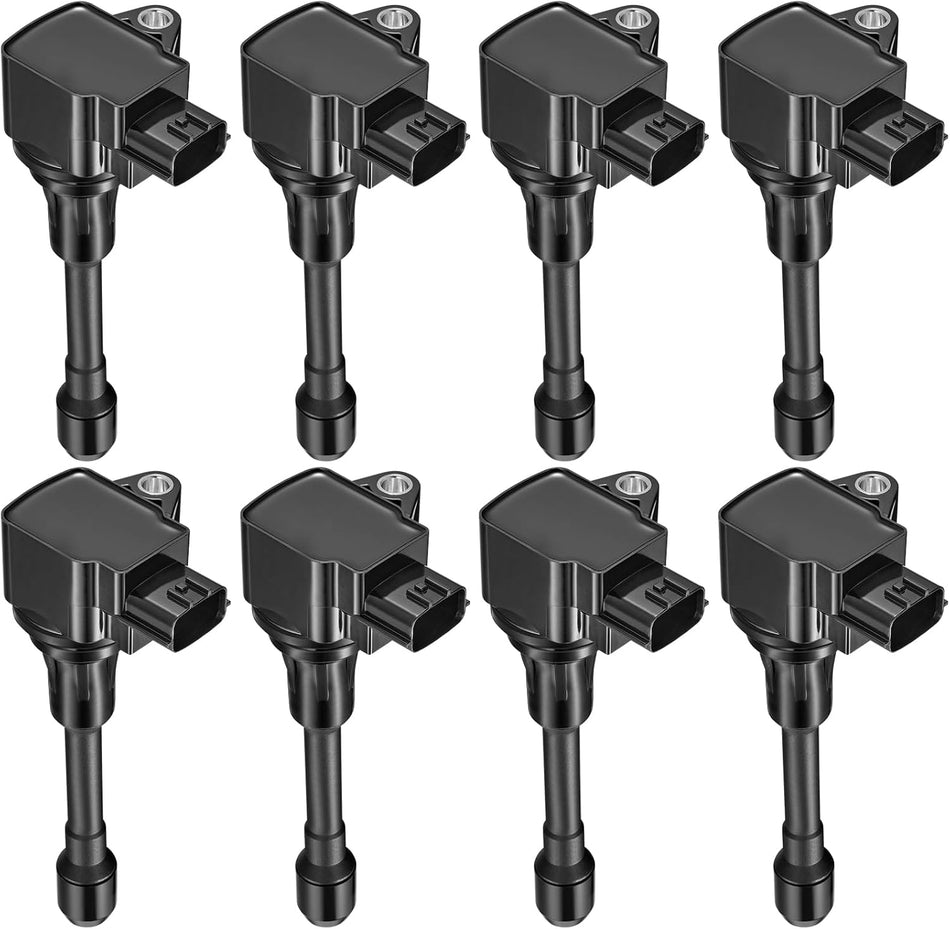 BDFHYK Ignition Coil Packs Compatible with INFINITI 2014-2021 QX80, 2011-2013 QX56, Compatible with Nissan 2017-2020 Armada V8 5.6L Coil for UF677 5C1893 GN10863 C759 IGC0083 Set of 8