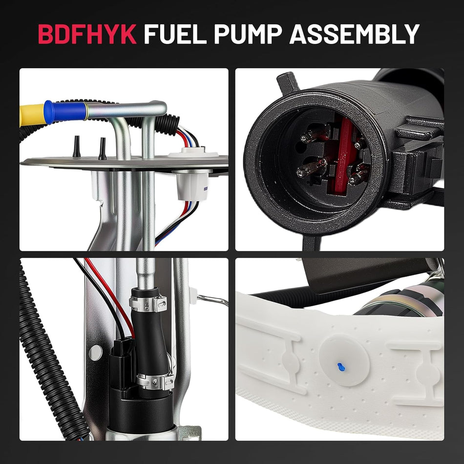 BDFHYK Electric Fuel Pump Module Assembly Compatible with Ford F-150 1999-2003 4.2L V6/4.6L V8/5.4L V8, Compatible with Ford F-150 Heritage 2004/F-250 1999 Replace E2237S