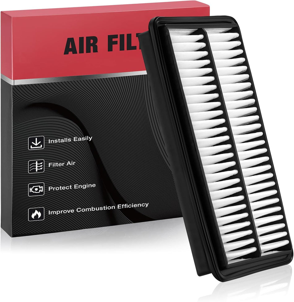 BDFHYK CA11712 Engine Air Filter Compatible with Acura MDX 2014 2015 V6 3.5L, Rigid Panel, Replace# 172205J6A00