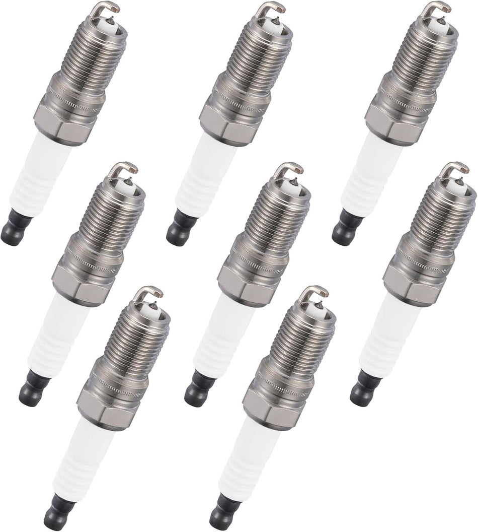 BDFHYK 97287 Iridium Spark Plugs Compatible with Chevy Malibu Cavalier Escape Mustang Taurus Ranger Escort E-Series for Buick Skylark for Mercury Mariner C1500 Navigator, ITR5H13 XP104 Set of 8