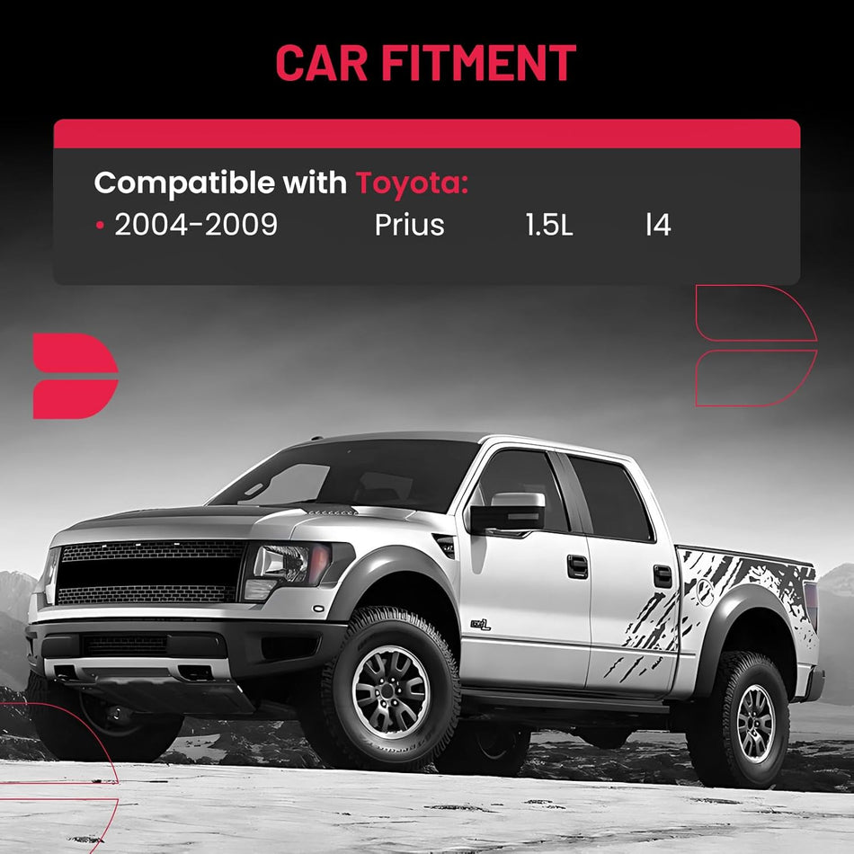 513265 2PCS Front Wheel Bearing and Hub Assembly 5 Lugs For Toyota Prius 2004-2009, 1.5L L4