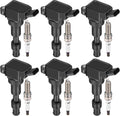 BDFHYK 6 Ignition Coil UF863 and 6 Iridium Spark Plug 93175 For Kia Sedona Telluride Cadenza Sorento V6 3.3L 3.8L