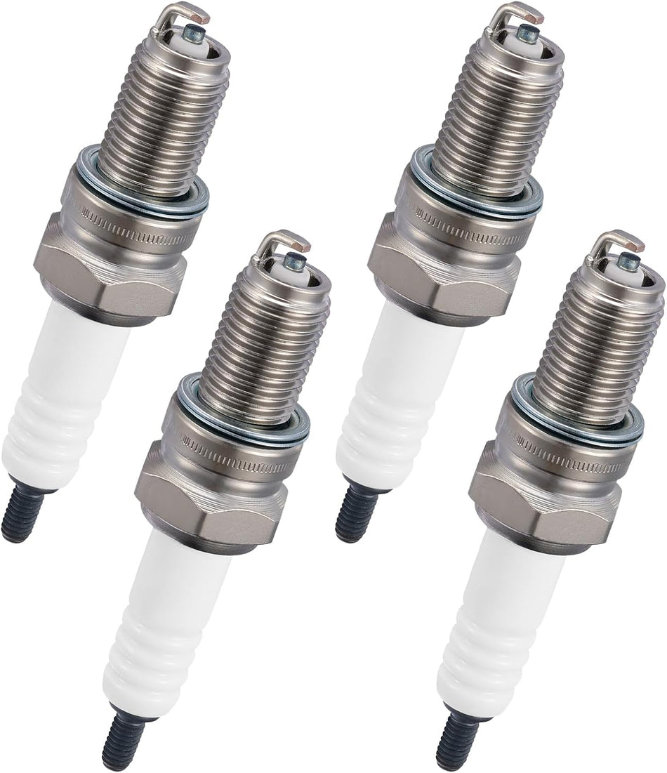 BDFHYK 2120 Spark Plugs Compatible with Honda Compatible with Yamaha for BMW for KTM Universal Motorcycle Spark Plugs Replacement for D8EA Set of 4