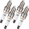 BDFHYK 4PCS Platinum Iridium Spark Plugs 93618 for 2013-2016 Dodge Dart, 2015-2018 Jeep Renegade, 2017-2020 Fiat 124 Spider 1.4L