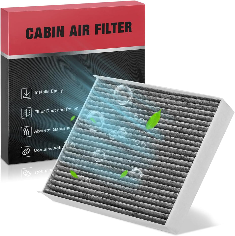 BDFHYK CF12150 Cabin Air Filter with Activated Carbon Compatible with Ford F-150 15-22, Expedition/F-550 Super Duty 18-22, F-250/F-350/F-450 Super Duty 17-22, Compatible with Lincoln Navigator