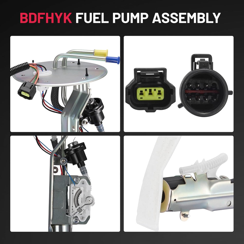 BDFHYK Electric Fuel Pump Module Assembly Compatible with Ford Explorer Sport, Explorer Sport Trac 2001 2002 4.0L V6 Replace E2332S